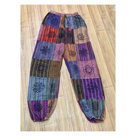Bohemian Fete Multi Pattern Patchwork Lounge Pants | Hippie outfits,  Clothes, Trendy skirts