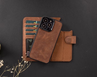 Para Smartphone-Genuino Real Cuero Estuche Cubierta Protectora Billetera Abatible Estuche Nuevo Para Smartphone-Genuino Real Cuero Estuche Cubierta Protectora Billetera Abatible Estuche Nuevo