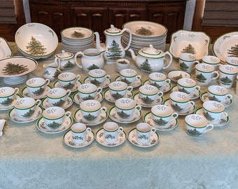 Copeland Spode Christmas Tree S3324 - Vintage Set - Etsy