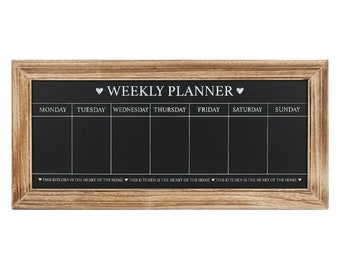 Weekly Planner Chalkboard - Dinner Planner