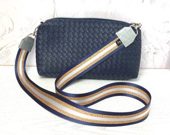 Crossbody bag/ shoulder bag made of imitation leather including strap