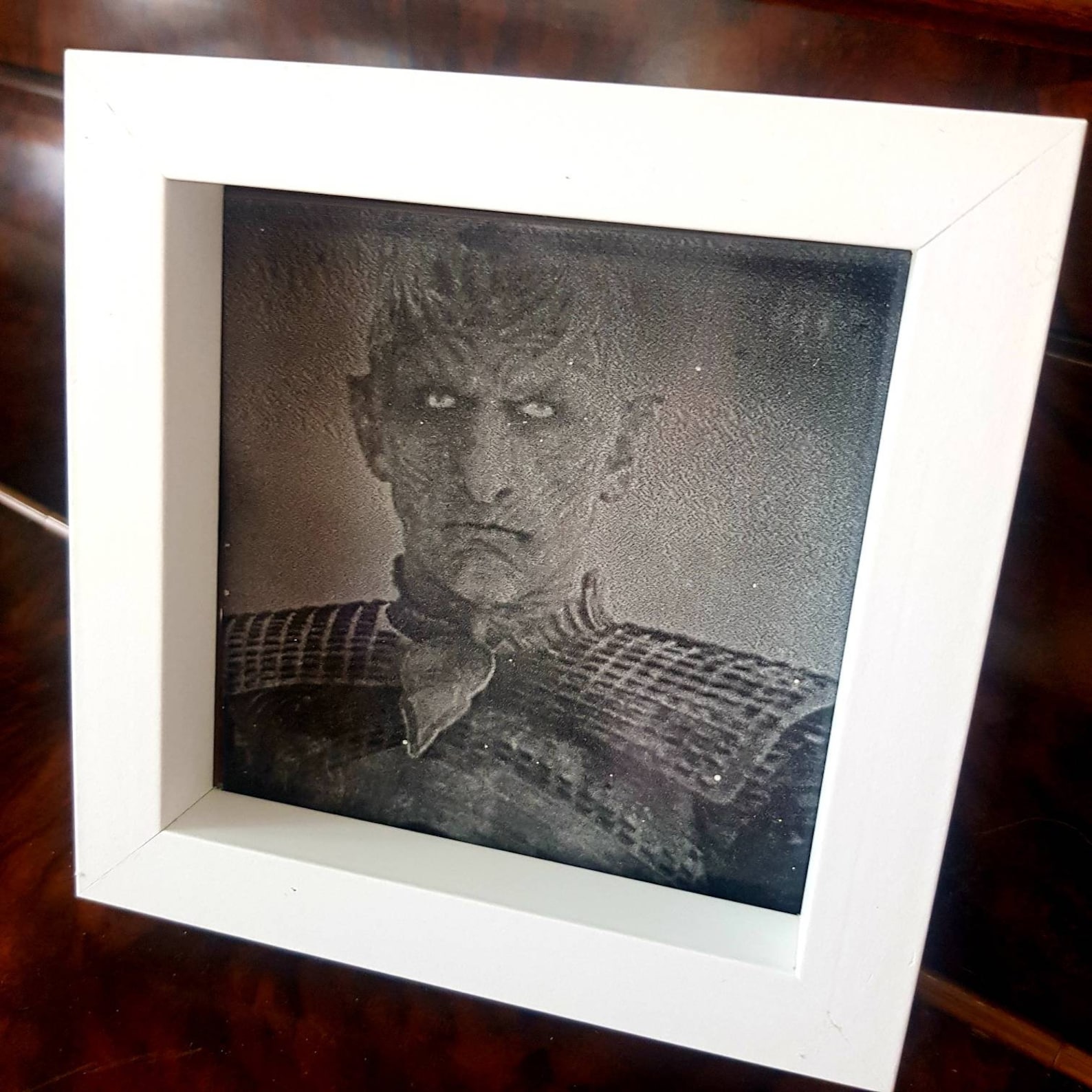 Personalised laser engraved picture on a ceramic tile family Etsy