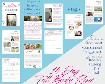2 Week Full Body Reset, Fitness, Nutrition, Mental Health, Goals