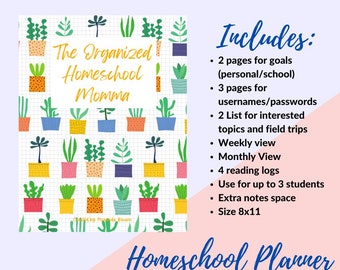 Organized Homeschool Momma-Homeschool Planner