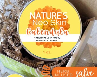 Natural Healing Salve-Natural Ingredients-Calendula-Antibiotic Free