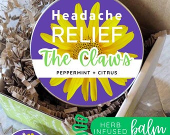 Headache Relief-Natural Herbal Infusion-Peppermint Citrus-Pain Relief
