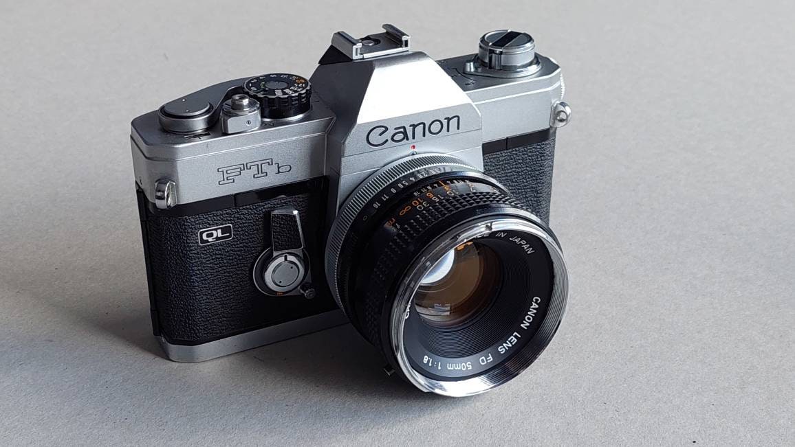 Canon Ftb Ql Vintage Japan Film Camera With Canon Fd 50mm Etsy