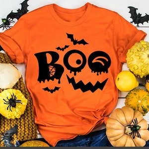 Boo svg, halloween svg, silueta de boo svg, halloween boo png, divertida camiseta de Halloween Svg, divertido boo svg, dxf, araña Svg, Png, archivos para Cricut