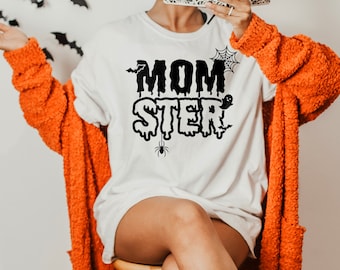 Momster SVG, Halloween SVG, Momster t-shirt, Halloween Mom Svg, Funny mom halloween svg, spooky svg, Fall svg, svg for moms Cricut Cut Files