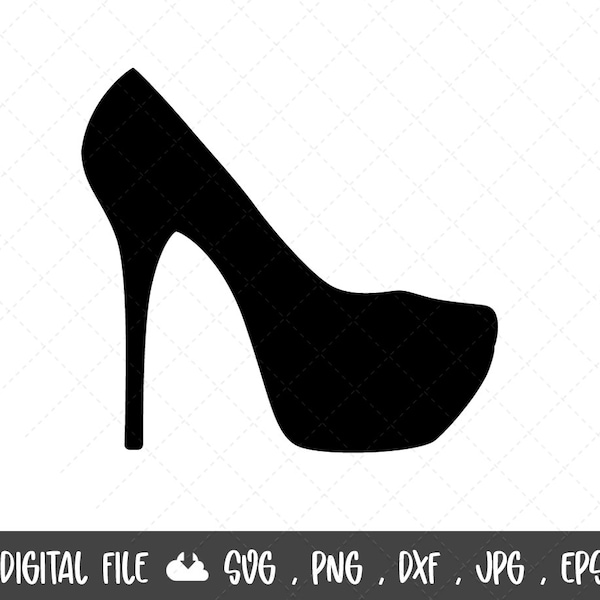 High Heel Svg, Red Bottom Stiletto heels SVG, Beauty Glamour Svg, Womens Shoes svg,stiletto heels,High Heels eps png dxf Silhouette cricut,