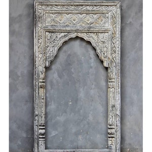 Rajasthani Style Hand-Carved Wooden Jharokha, Wall Frame, Wall Decor, Wall Hanging, Handmade Hand-Painted, Traditional Ethnic Indian Style