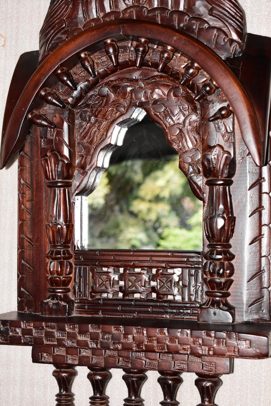 Traditional Wooden Jharokha Rajasthani Style HandCarved Etsy