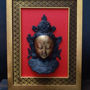 Ethnic Carved Krishna idol Design Prabhavali Frame Brass Wall Hanging, Brass Wall Hanging, Indian Home Decor, Brass Wall Decor