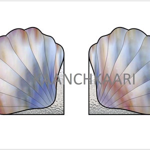 Shell Stained Glass Pattern Spinner (digital) - Etsy