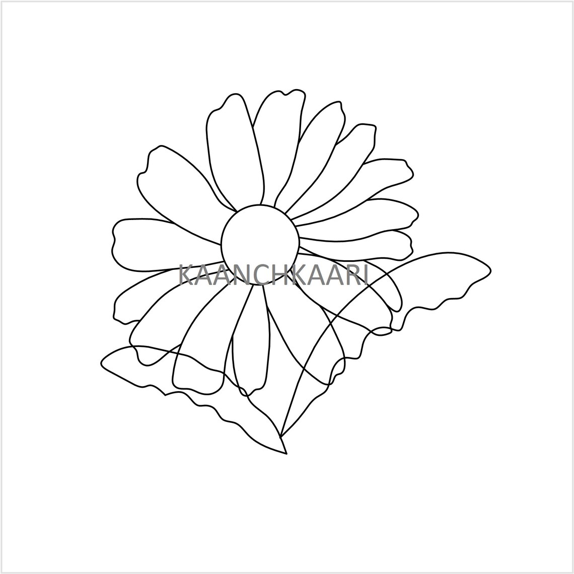 Daisy Stained Glass Patterns Printable