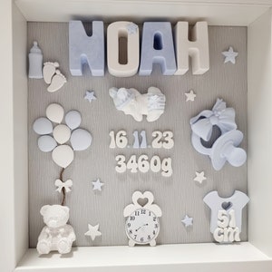Personalized photo frame for birth