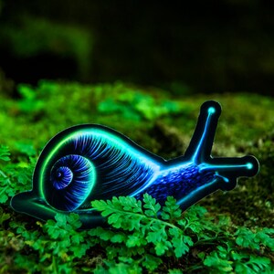 Holographic Snail Sticker