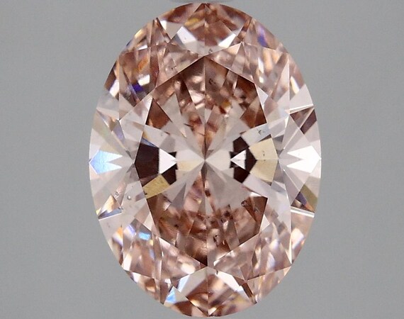 2.72CT IGI Certified Oval Lab Grown Diamond: Fancy Intense 2.72CT IGI Certified Oval Lab Grown Diamond: Fancy Intense