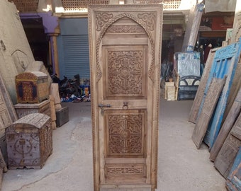 Moroccan Door, Moroccan Berber Door, Wooden Door, Natural Wood "Cedar".