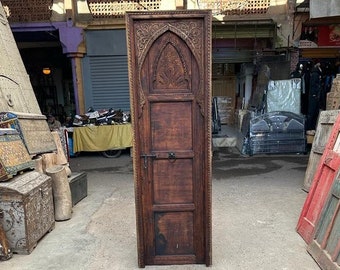Moroccan Door, Moroccan Wooden Door, Carving Door, Natural Wood "Cedar".