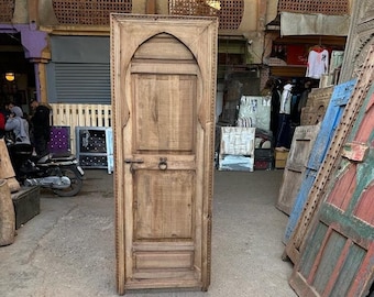 Moroccan Door, Moroccan Wooden Door, Natural Wood "Cedar".