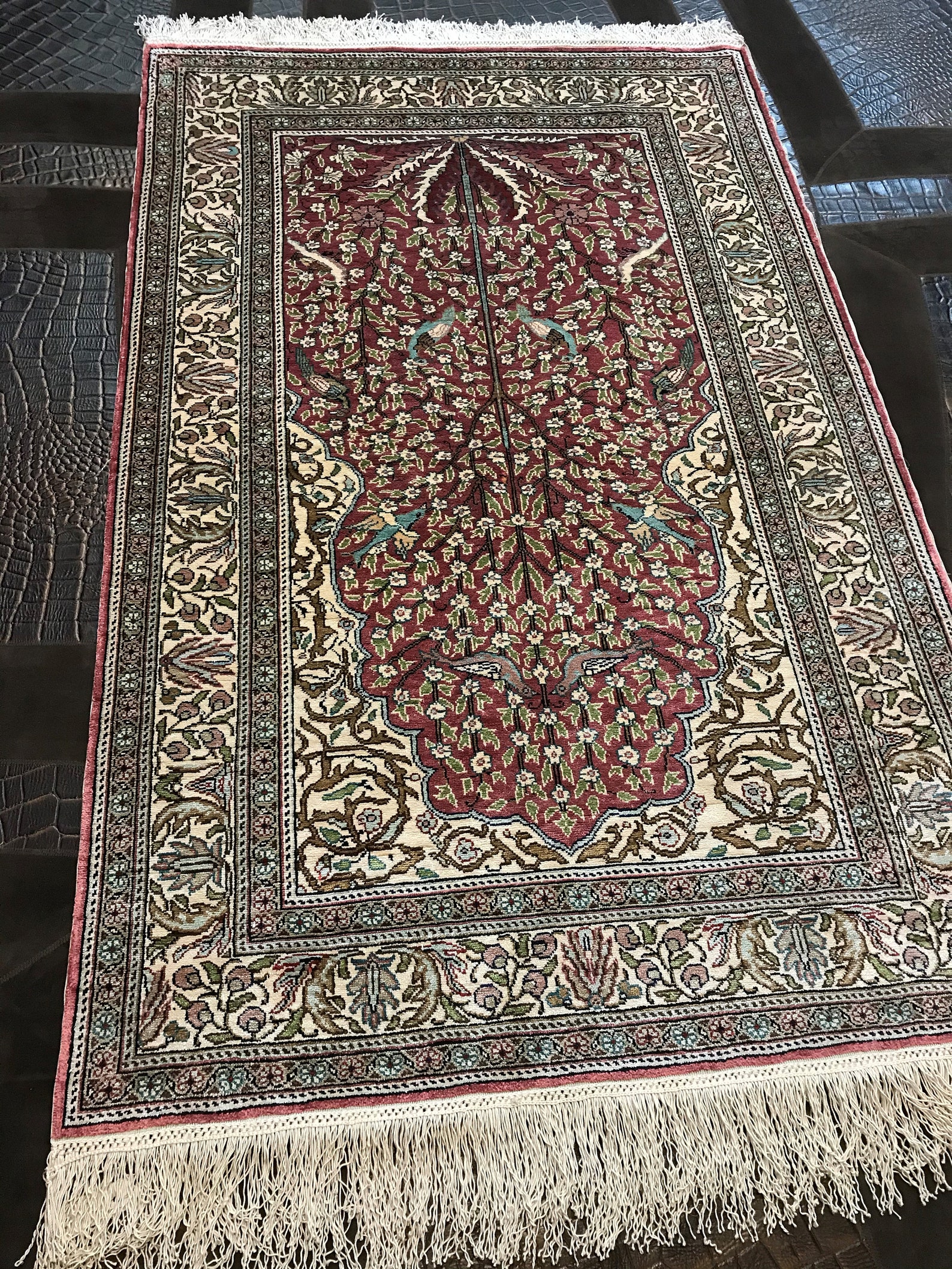 Turkish Silk Rug Handmade Silk Carpet Original Silk Rug Etsy