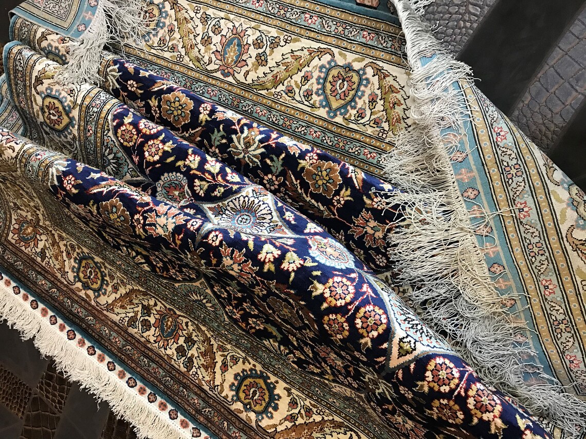 Turkish Silk Rug Handmade Silk Carpet Original Silk Rug Etsy