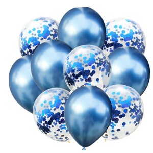 12" Latex Balloons Confetti Baloon Metallic Ballon for Birthday Wedding Party UK