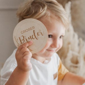 Meilensteinkarten Große/Kleine Schwester | Großer/Kleiner Bruder