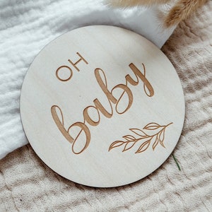 Meilensteinkarte "Oh Baby"