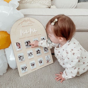 Milestone board 1st birthday | Personalized