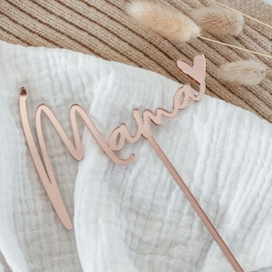 Mama Caketopper mit Herz