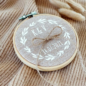 Embroidery frame | Ring Cushion Wedding