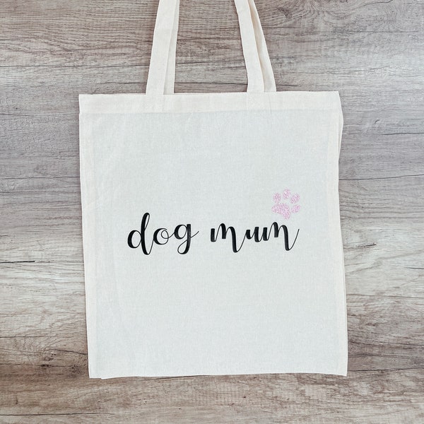 Dog mum Jutebeutel