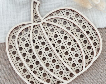Wiener Geflecht | Rattan | Pumpkin made of wood