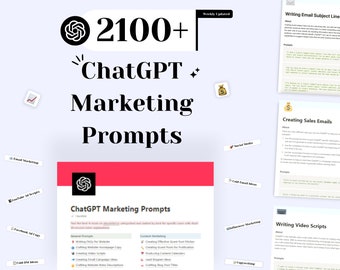 Plus de 2100 invites marketing ChatGPT, plan marketing, modèles marketing, stratégie marketing, plan marketing, idées marketing, croissance de l'entreprise