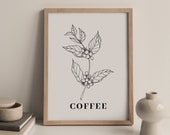 Coffee Bar Decor, Sign, Poster, Print Kitchen Wall Art Bedroom Wall Decor Over The Bed Aesthetic