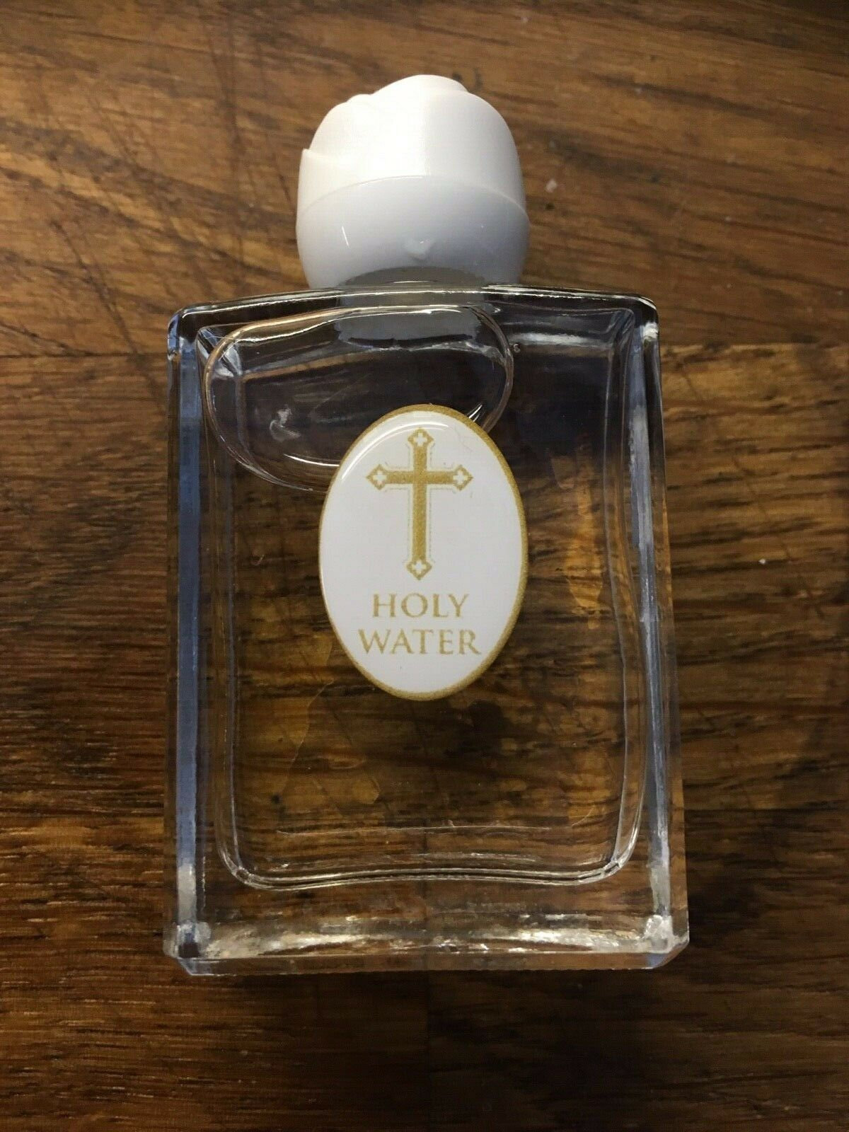 Holy Oil Bottle, Floral, Catholic Gift, Catholic Holy Water Bottle