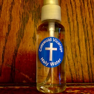 Spray Mist &quot;Blessed&quot; Holy Water - Cotswold Vicarage - 100ml