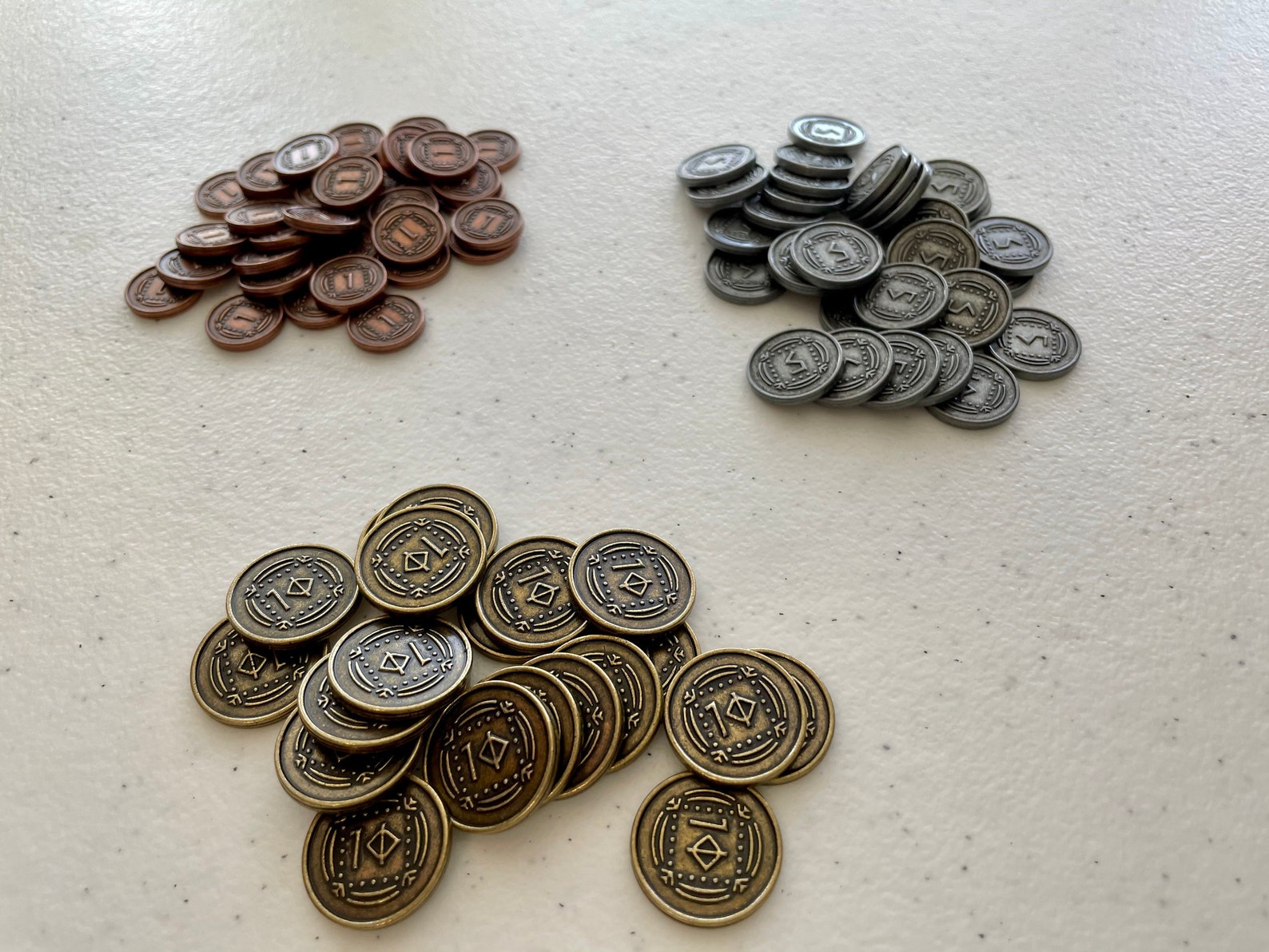 Gentes Deluxified Metal Coin Set Tasty Minstrel Games | Etsy