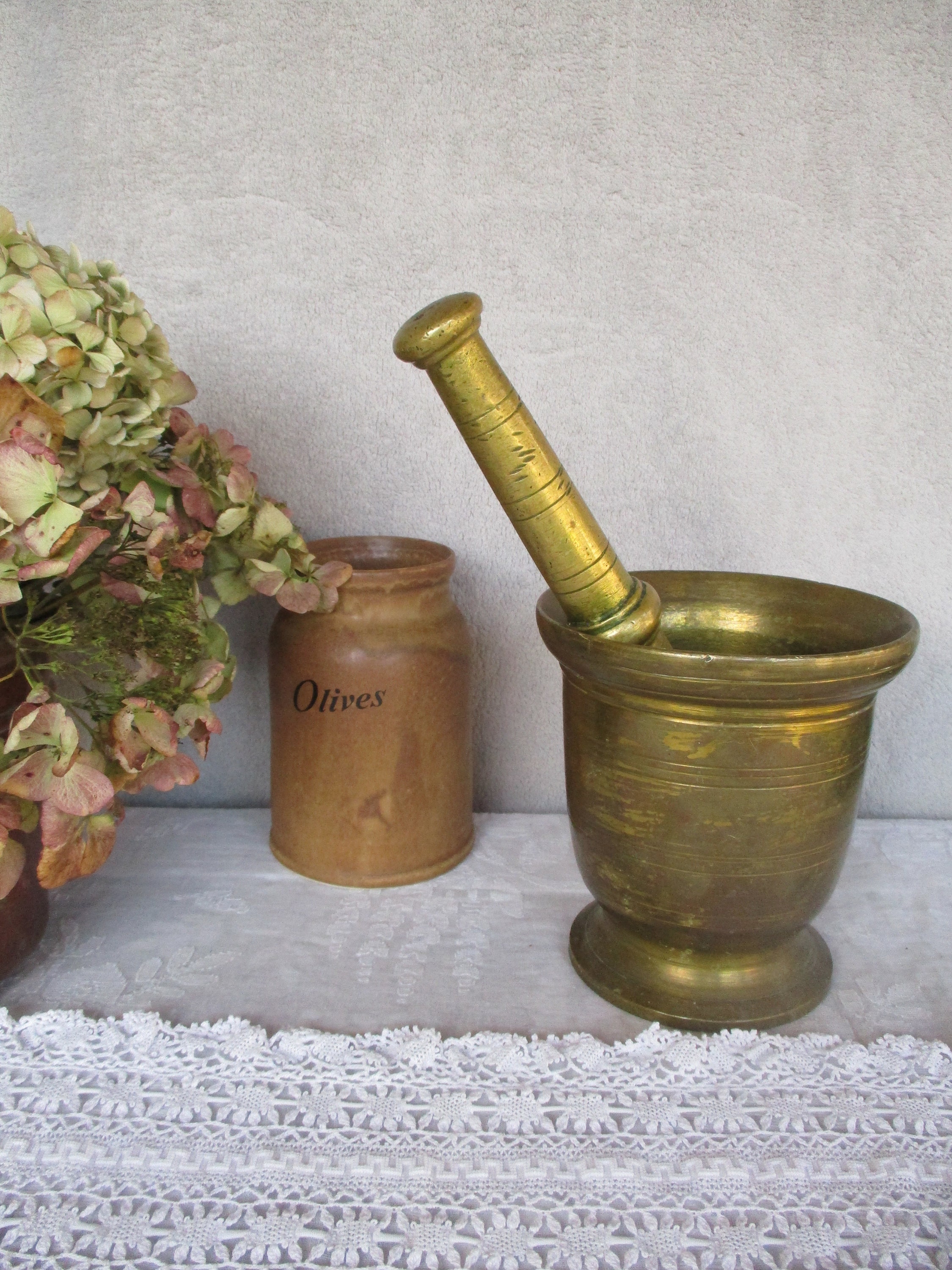 mortier Lourd Antique
