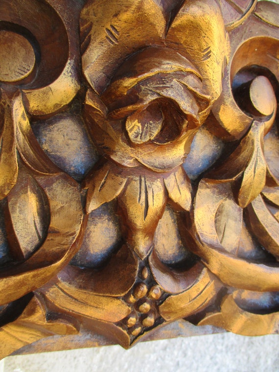 Antique French Carved Wood Pediment / Architectural Salvage - Etsy