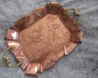 Vintage Copper Tray