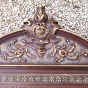 Antique French Carved Wood pediment