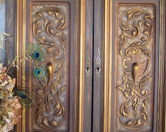 Antique French Carved Wood Doors /Panels /Architectural Salvage
