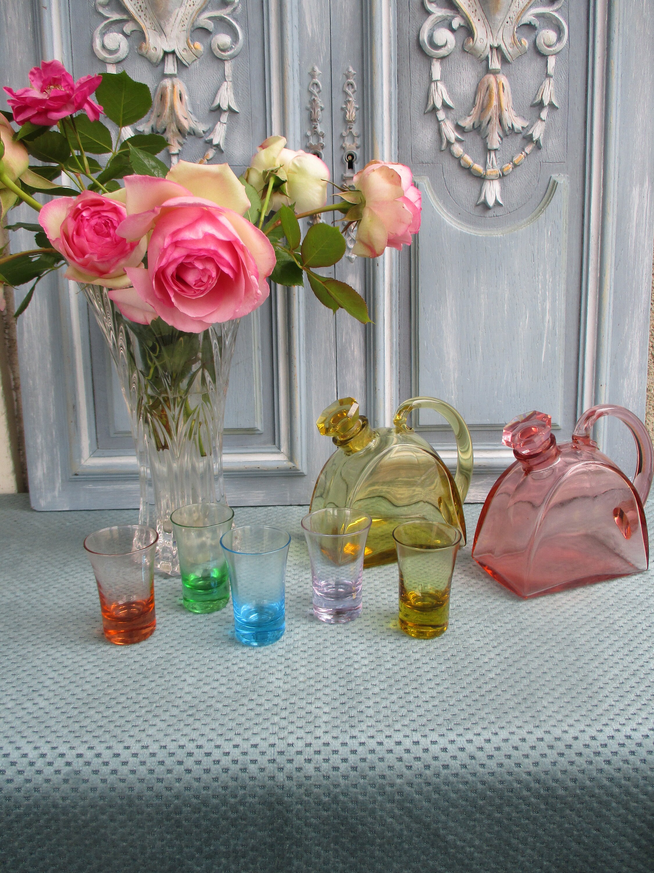 Carafes en Verre Vintage