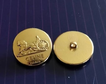 Buttons gold 18 mm (1piece)