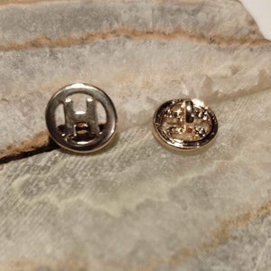 Set, 2 Buttons gold 11mm