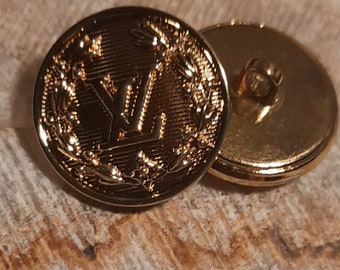 1 Buttons gold 23mm