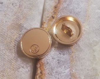 1 Buttons gold  15/4 mm